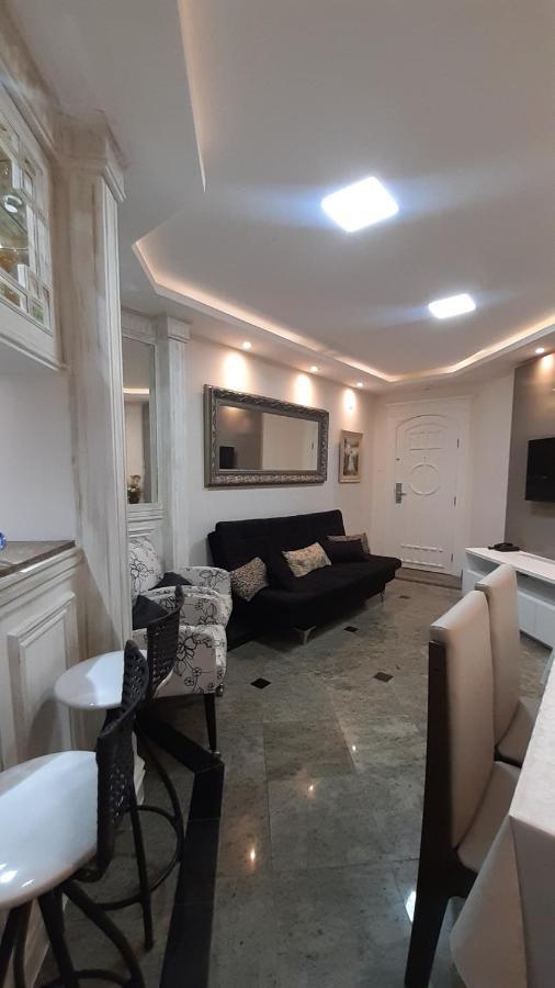 Lindo Flat No Edificio Cosmopolitan, Com Garagem E Piscina Lägenhet Santos  Exteriör bild
