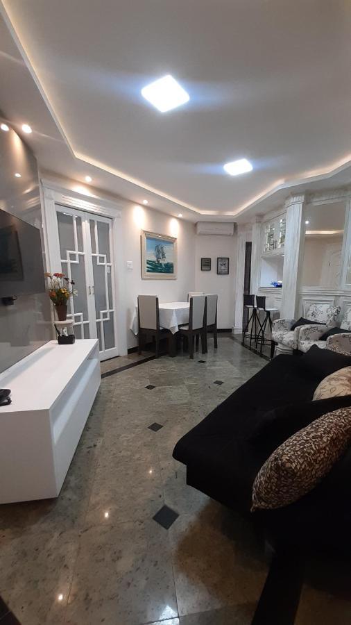 Lindo Flat No Edificio Cosmopolitan, Com Garagem E Piscina Lägenhet Santos  Exteriör bild