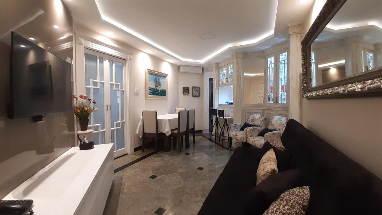 Lindo Flat No Edificio Cosmopolitan, Com Garagem E Piscina Lägenhet Santos  Exteriör bild