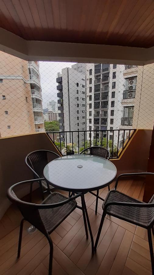 Lindo Flat No Edificio Cosmopolitan, Com Garagem E Piscina Lägenhet Santos  Exteriör bild