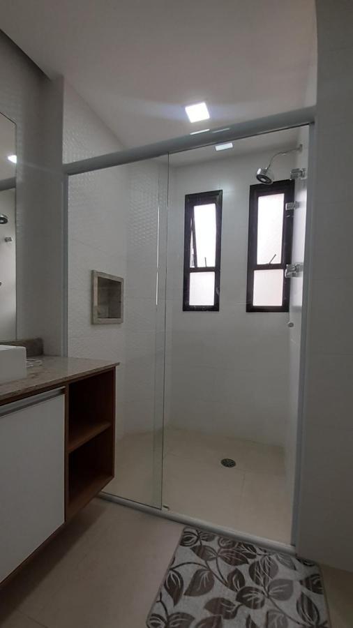 Lindo Flat No Edificio Cosmopolitan, Com Garagem E Piscina Lägenhet Santos  Exteriör bild