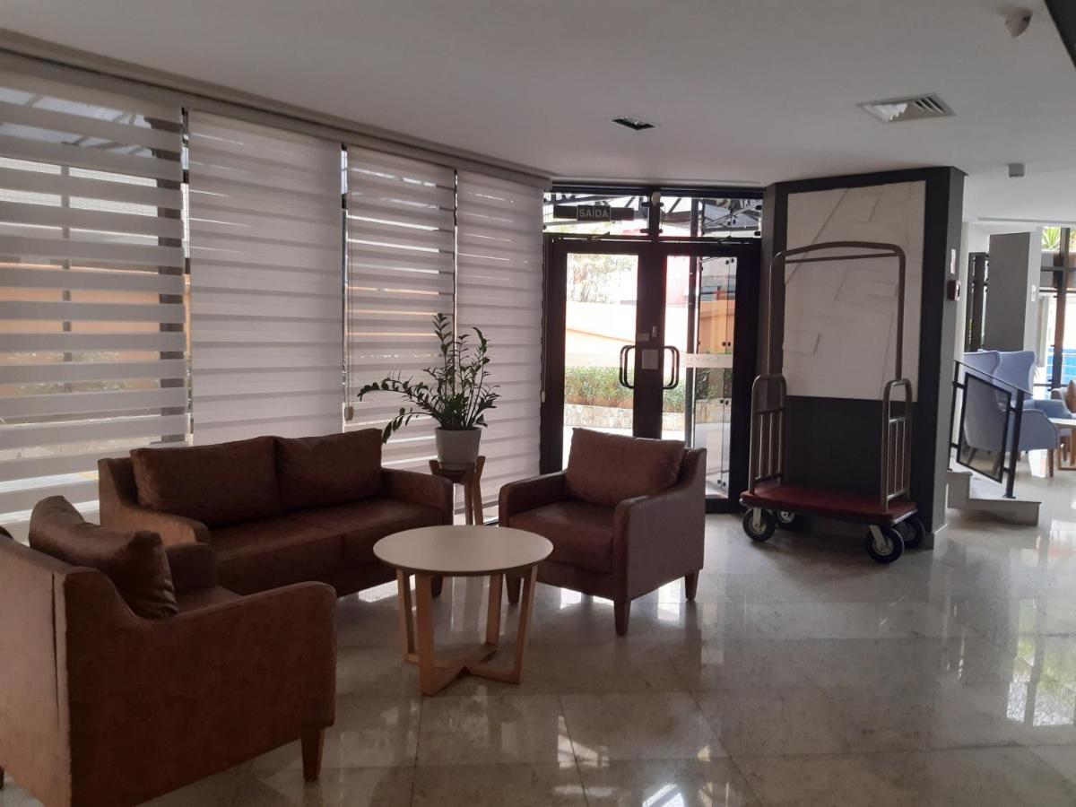 Lindo Flat No Edificio Cosmopolitan, Com Garagem E Piscina Lägenhet Santos  Exteriör bild