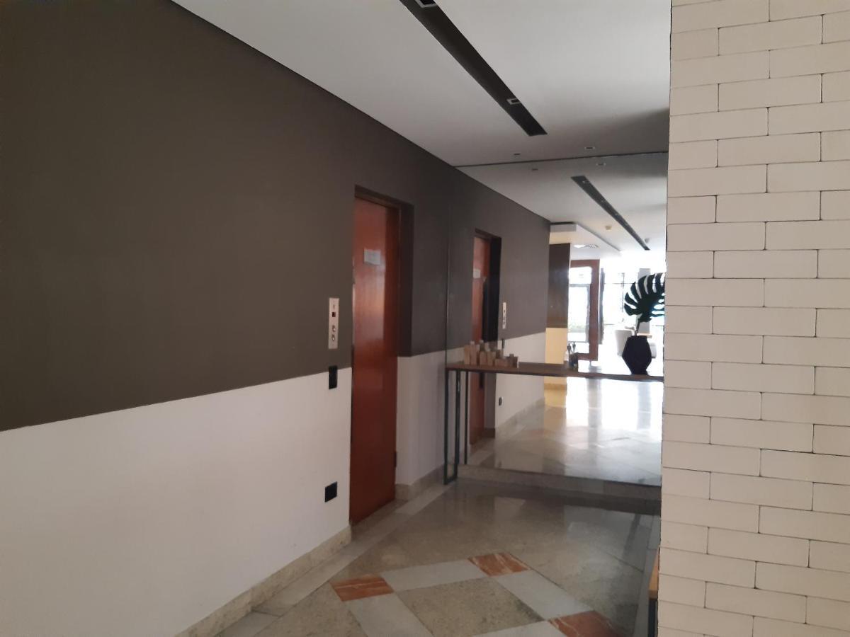 Lindo Flat No Edificio Cosmopolitan, Com Garagem E Piscina Lägenhet Santos  Exteriör bild