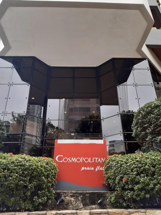 Lindo Flat No Edificio Cosmopolitan, Com Garagem E Piscina Lägenhet Santos  Exteriör bild